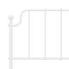 White Metal Headboard 150 cm | Stylish & Sturdy Design