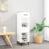 Shoe Cabinet White 30x35x105 cm – Stylish Storage Solution