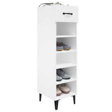 Shoe Cabinet White 30x35x105 cm – Stylish Storage Solution