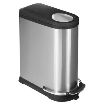 EKO Pedal Bin Viva 40 L Matte Silver - Stylish Waste Solution