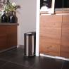 EKO Pedal Bin Viva 40 L Matte Silver - Stylish Waste Solution