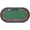 10-Player Poker Table with Dealer Area & Chip Tray - Green