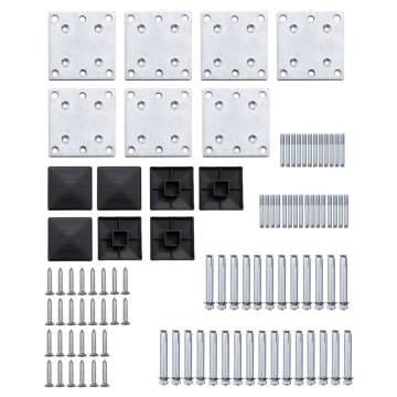 Fence Panel Set WPC 965x - Durable Garden & Residential Fence