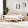 Bed Frame Solid Wood 160x200 cm Colour natural Size 160 x 200 cm 