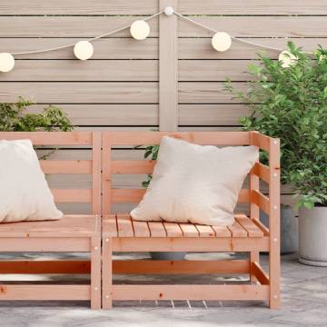 Garden Sofa Corner - Solid Douglas Wood, 70x70x67 cm