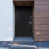 Front Door Anthracite 100x200 cm Aluminium Colour anthracite Size 100 x 200 cm Quantity in Package 1 Model witnout knob (left) 