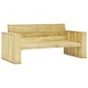 Garden Bench 179 cm Impregnated Pinewood Size 179 x 76 x 76 cm Quantity in Package 1 Number of 