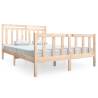 Solid Wood Bed Frame 140x190 cm - Durable & Stylish