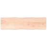 Solid Wood Live Edge Table Top 220x60 cm | Hipomarket