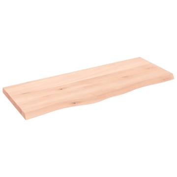 Rustic Wall Shelf - Solid Oak Wood 100x40 cm | Hipomarket