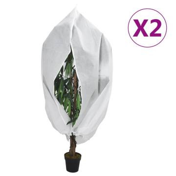 Plant Fleece Covers with Zip 2 pcs | 3.93x3 m | 70 g/m²