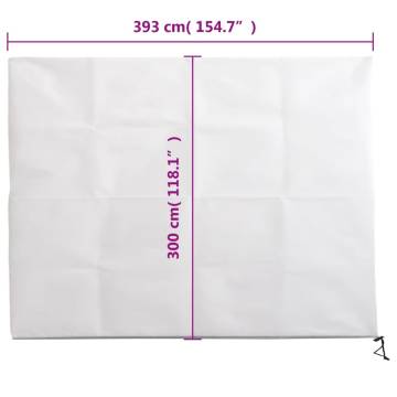 Plant Fleece Covers with Zip - 10 pcs 3.93x3m Protection