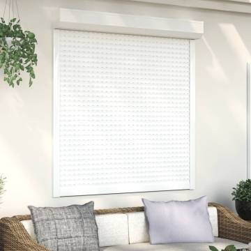 Roller Shutter Aluminium 130x140 cm White - Quality & Value