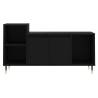 Stylish Black TV Cabinet 100x35x55 cm | HipoMarket UK