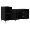 Stylish Black TV Cabinet 100x35x55 cm | HipoMarket UK