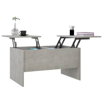 Concrete Grey Coffee Table - Stylish & Functional Design