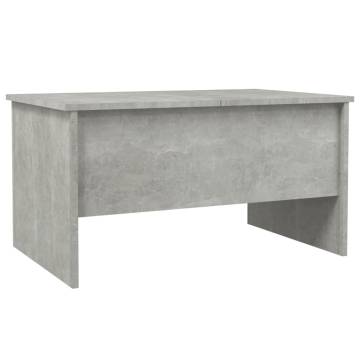 Concrete Grey Coffee Table - Stylish & Functional Design