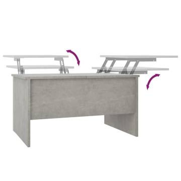 Concrete Grey Coffee Table - Stylish & Functional Design