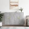 Wall Mounted Cabinets 2 pcs - Concrete Grey | Hipomarket