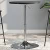 Bar Table Base 45x90 cm - Elegant Chromed Steel Design