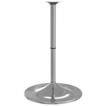 Bar Table Base 45x90 cm - Elegant Chromed Steel Design