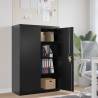 File Cabinet Black 90x40x140 cm Steel Colour black Size 90 x 40 x 140 cm Quantity in Package 1 