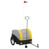 Bike Trailer Black & Yellow | 45kg Iron Cargo Cart