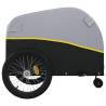 Bike Trailer Black & Yellow | 45kg Iron Cargo Cart