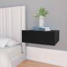 Floating Nightstands 2 pcs Black 40x30x15 cm Engineered Wood Colour black Quantity in Package 2 