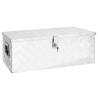 Storage Box Silver 80x39x30 cm Aluminium Colour silver Size 80 x 39 x 30 cm Quantity in Package 1 Amount 