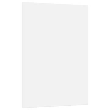 12 PCS Stretched Canvases - White Fabric & Pine Wood Frame