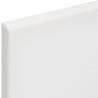 12 PCS Stretched Canvases - White Fabric & Pine Wood Frame