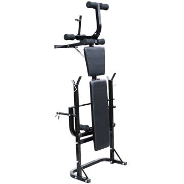 Weight Bench Black - Durable & Adjustable Home Gym Equipment