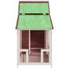 Dog Kennel Mocha - Solid Pine Wood 143x60.5x109 cm