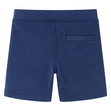 Kids' Dark Blue Shorts with Drawstring - Size 140