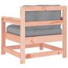 Garden Chairs with Cushions - 2 pcs Solid Wood Douglas