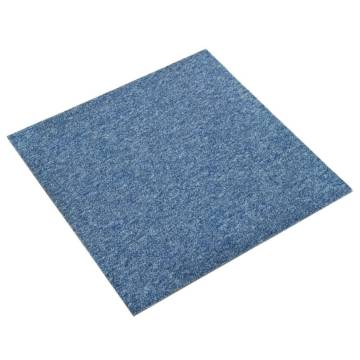 Carpet Floor Tiles - 20 pcs 5 m² Blue | HipoMarket