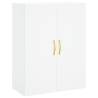 Stylish Highboard White 69.5x34x180 cm - Hipomarket