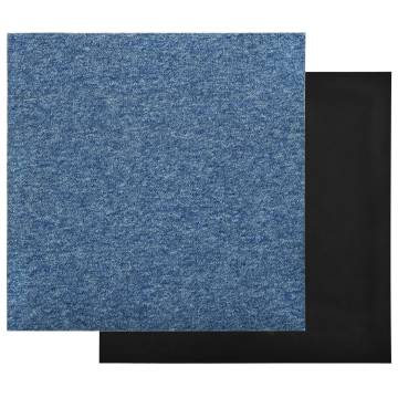 Carpet Floor Tiles - 20 pcs 5 m² Blue | HipoMarket