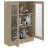 Vitrine Cabinet Sonoma Oak - Stylish Engineered Wood Storage