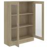 Vitrine Cabinet Sonoma Oak - Stylish Engineered Wood Storage