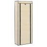 Shoe Cabinet with Cover Cream - 57x29x162 cm | HipoMarket