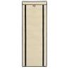 Shoe Cabinet with Cover Cream - 57x29x162 cm | HipoMarket