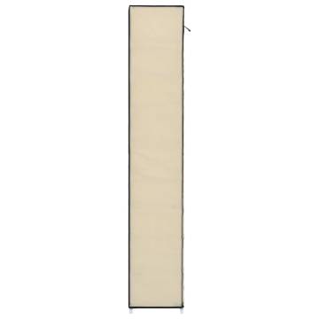 Shoe Cabinet with Cover Cream - 57x29x162 cm | HipoMarket