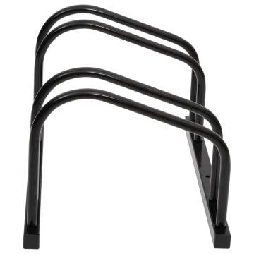 Durable Black Steel Bike Rack for 2 Bikes | Hipo Market