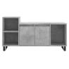 Stylish Concrete Grey TV Cabinet | 100x35x55 cm