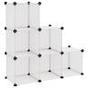 Storage Cube Organiser - 6 Transparent PP Cubes for Easy Storage