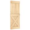 NARVIK 80x210 cm Solid Wood Pine Door - Stylish & Secure