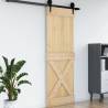 NARVIK 80x210 cm Solid Wood Pine Door - Stylish & Secure