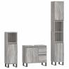 3 Piece Grey Sonoma Bathroom Furniture Set | Stylish & Durable